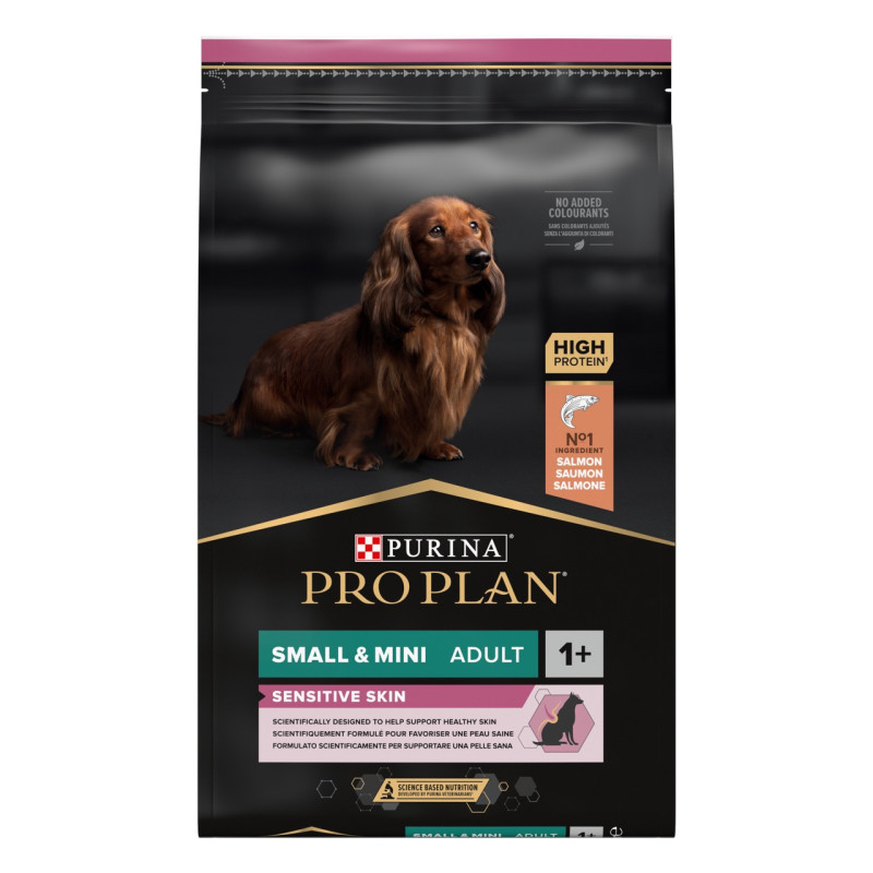 Purina Pro Plan Small & Mini Sensitive Skin сухой корм для собак малых пород с лососем 7 кг