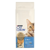 Cat Chow 3in1 сухой корм для котов с индейкой 15 кг