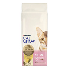 Cat Chow Kitten сухий корм для кошенят з куркою 15 кг