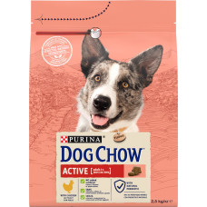 Dog Chow Active Chicken сухий корм для активних собак з куркою 2.5 кг