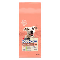 Dog Chow Sensitive сухой корм для собак с лососем 14 кг
