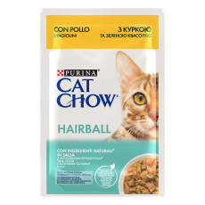 Cat Chow Hairball вологий корм для котів для виведення вовни 85 гр