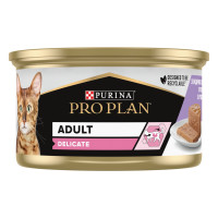 Purina Pro Plan Delicate влажный корм для котов с индейкой 85 гр