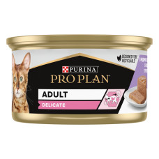 Purina Pro Plan Delicate вологий корм для котів з індичкою 85 гр