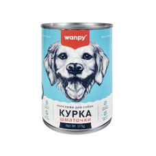 Wanpy Chicken Chunk вологий корм для собак із куркою 375 гр