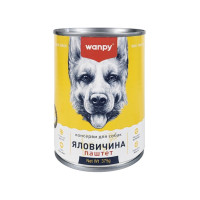 Wanpy Beef вологий корм для собак із яловичиною, 375 гр
