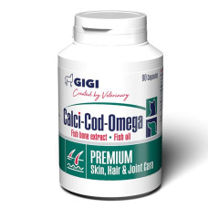 GiGi Calci-Cod-Omega вітамінно-мінеральний комплекс для суглобів, кісток та шерсті собак та котів 90 табл