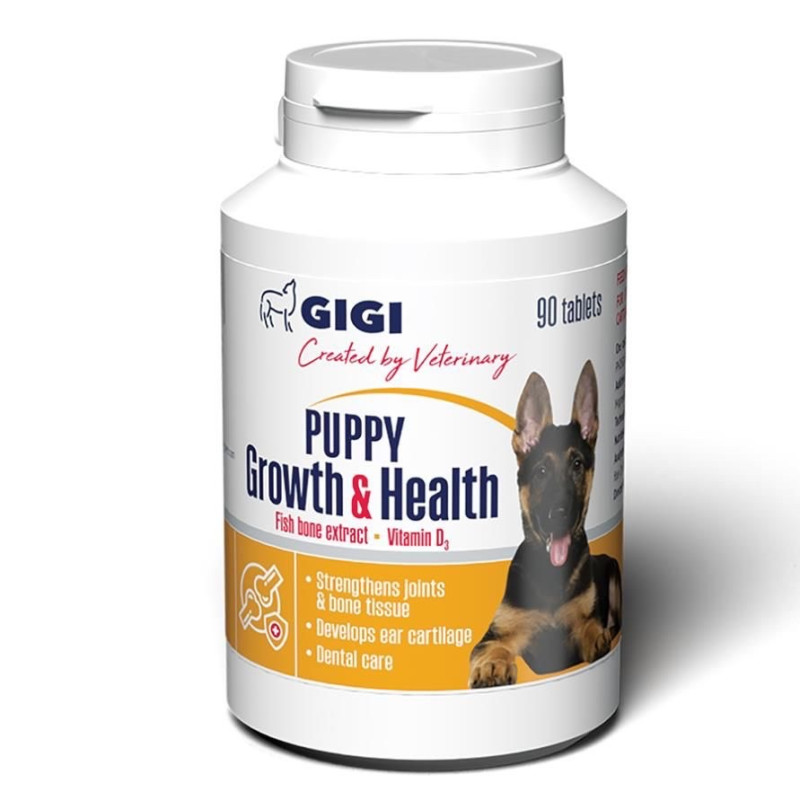 GiGi Puppy Growth & Health вітаміни для здоров'я юніорів 90 табл