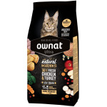 Ownat Ultra Cat Sterilised сухой корм с курицей и индейкой для стерилизованных котов, 1.5 кг
