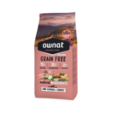 Ownat Prime Dog Mini сухой корм с курицей для собак малых пород, 3 кг