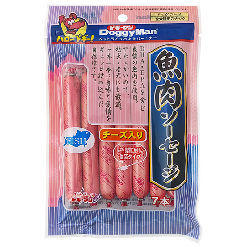 DoggyMan Fish Sausages лакомство для собак, 100 гр