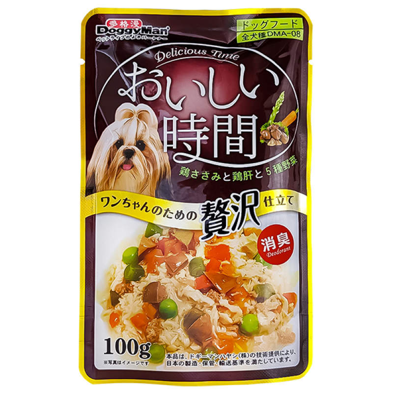 DoggyMan Low Fat Chicken & Liver влажный корм с курицей и печенью для собак 100 гр