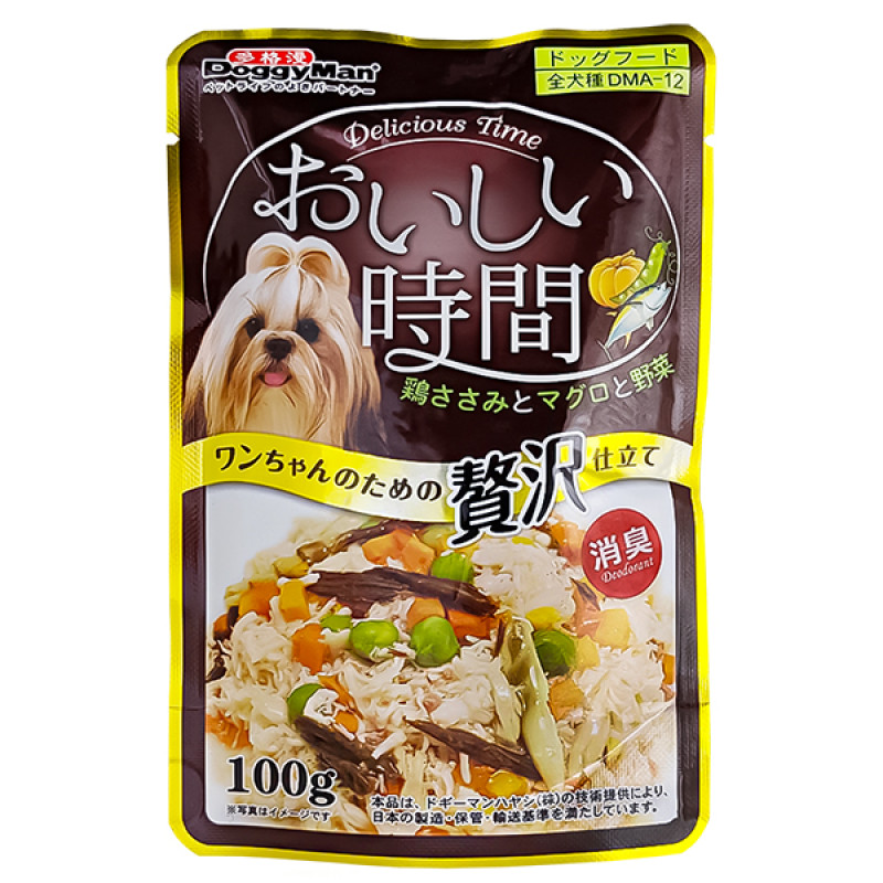 DoggyMan Low Fat Chicken & Tuna, Bonito влажный корм с курицей и тунцом для собак 100 гр