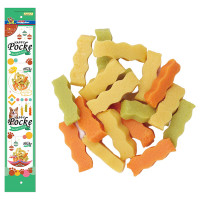 DoggyMan Wave Shaped Cheese Snack Mixed Flavor лакомство для собак, 80 гр