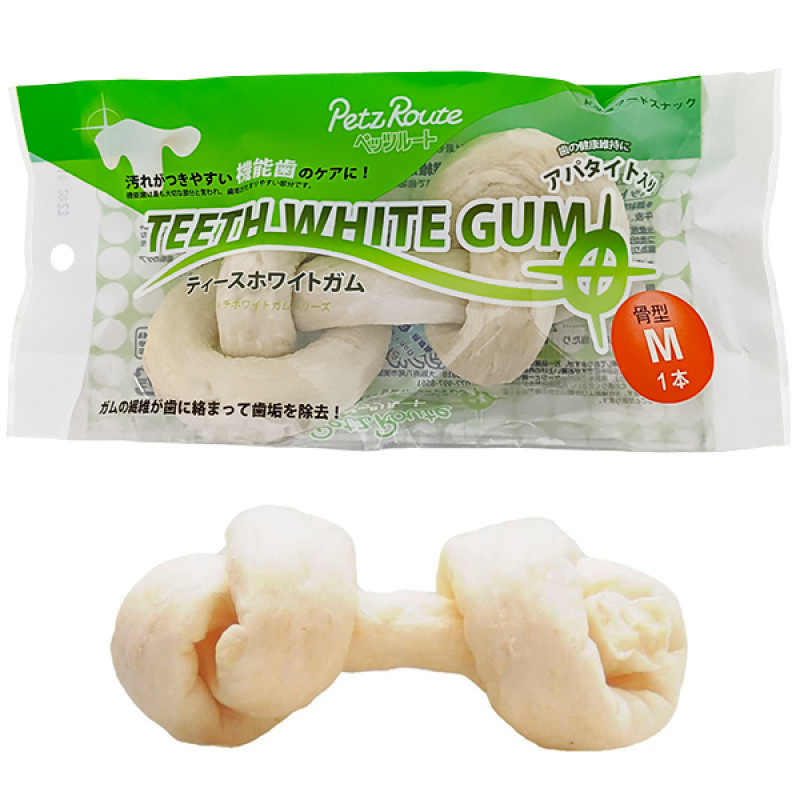 DoggyMan Petz Route Teeth White Gum лакомство для собак, 1 шт х 114 гр