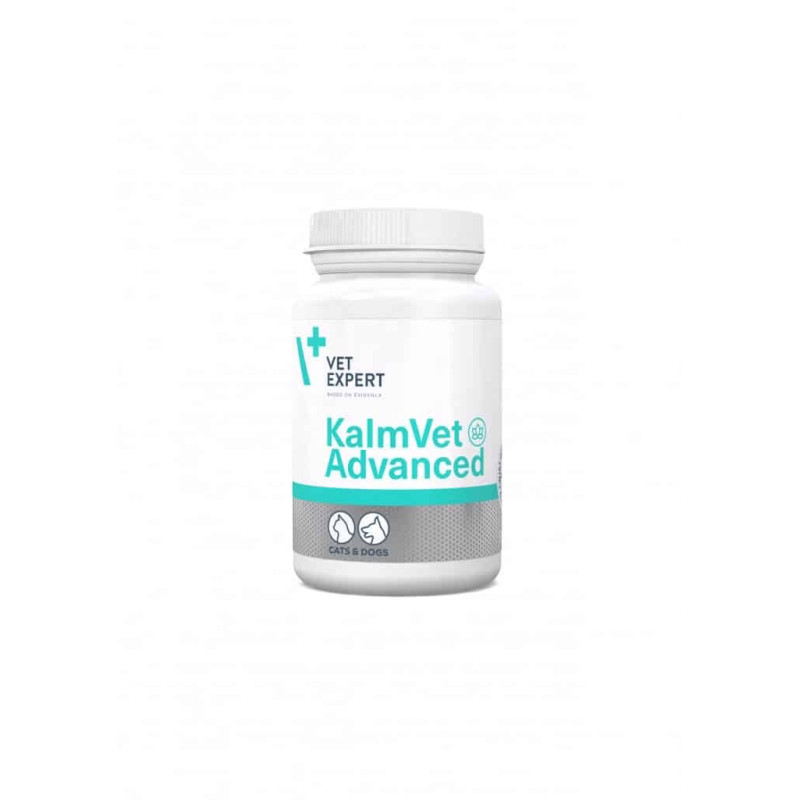 VetExpert KalmVet Advanced витамины для уменьшения симптомов стресса у собак и кошек 60 табл