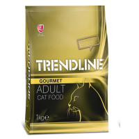 Trendline Cat Gourmet Chicken сухий корм з куркою для вибагливих котів, 1 кг