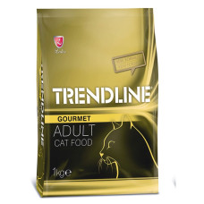 Trendline Cat Gourmet Chicken сухой корм с курицей для привиредливых котов, 1 кг