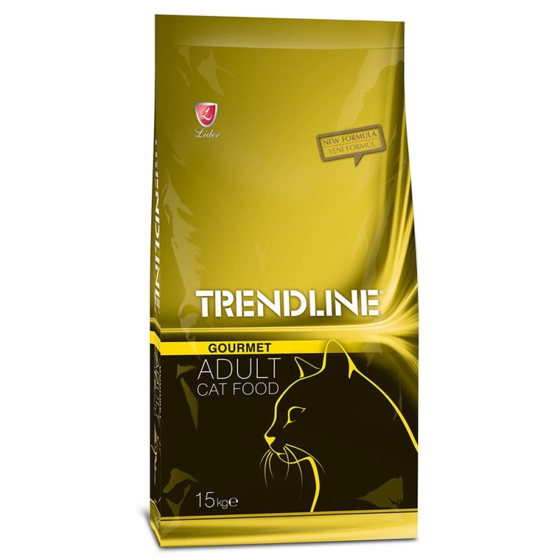 Trendline Cat Gourmet Chicken сухой корм с курицей для привиредливых котов 15 кг