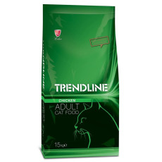 Trendline Cat Chicken сухой корм с курицей для котов, 15 кг