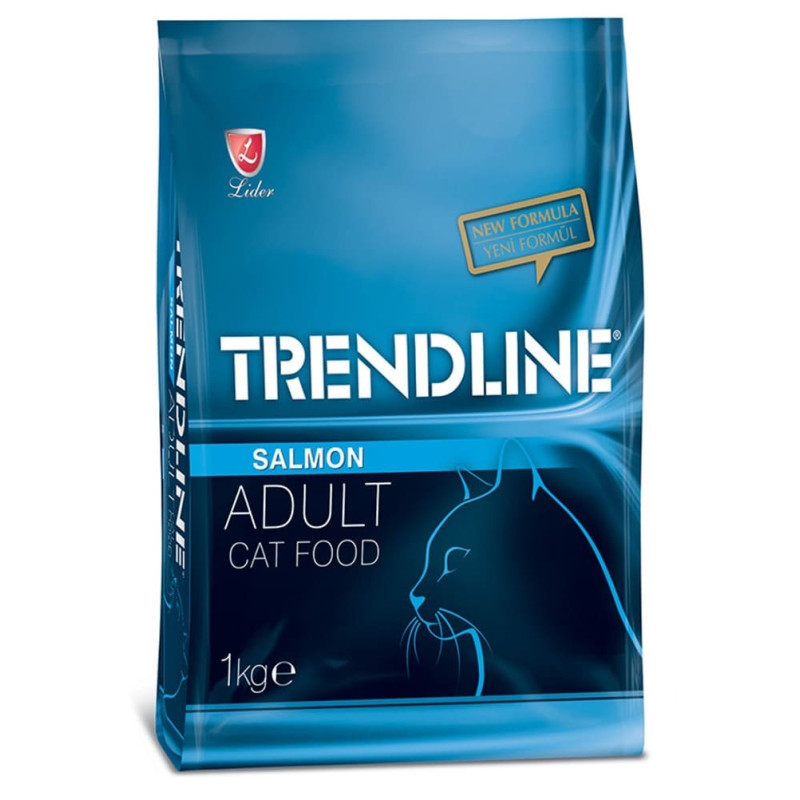 Trendline Cat Salmon сухой корм с лососем для котов, 1 кг