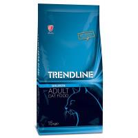 Trendline Cat Salmon сухой корм с лососем для котов, 15 кг