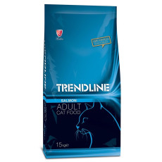 Trendline Cat Salmon сухой корм с лососем для котов, 15 кг