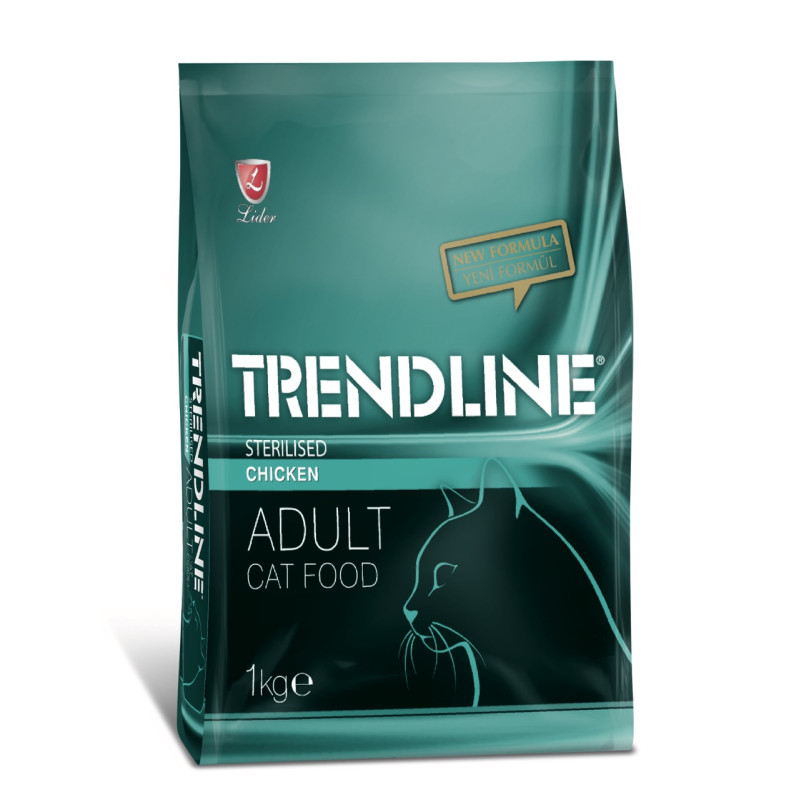 Trendline Sterilized Cat Chicken сухой корм с курицей для стерилизованных котов, 1 кг