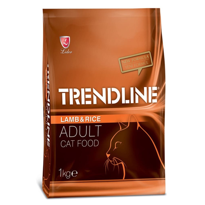 Trendline Cat Lamb сухой корм с ягнятиной для котов, 1 кг