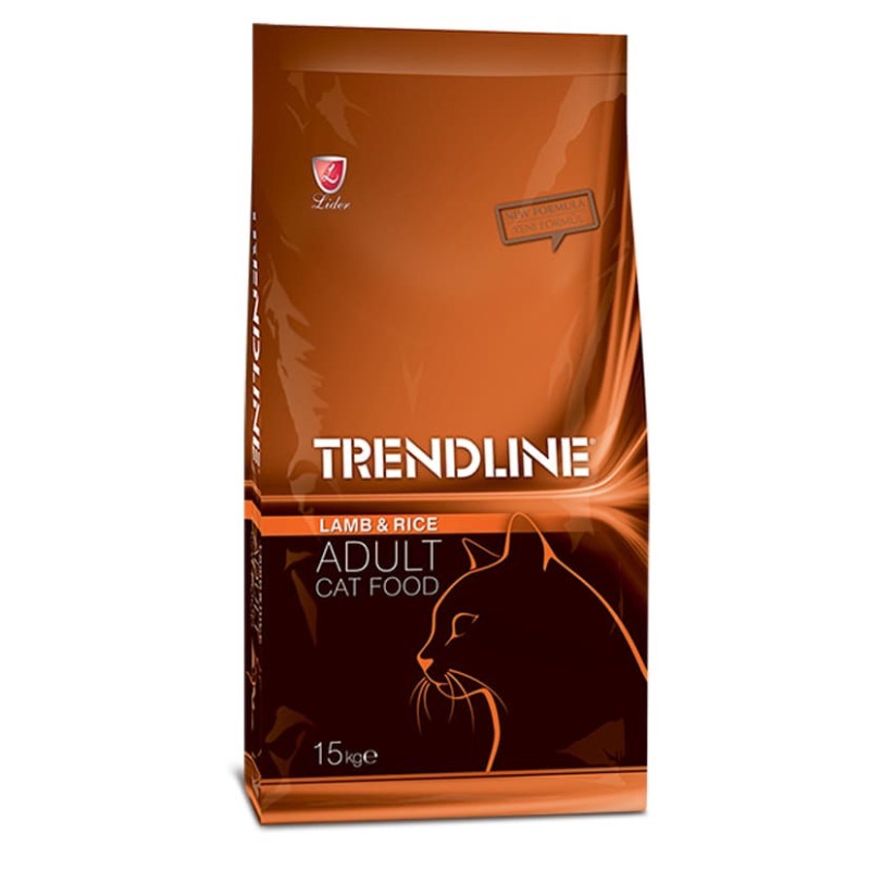 Trendline Cat Lamb сухой корм с ягнятиной для котов, 15 кг