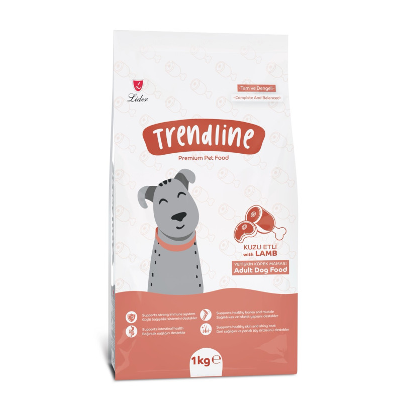 Trendline Dog Lamb сухой корм с ягнятиной для собак, 1 кг