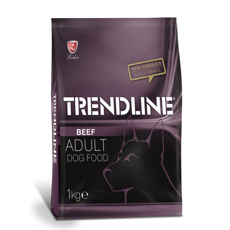 Trendline Dog Beef сухой корм с говядиной для собак, 1 кг