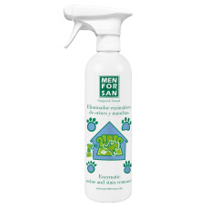 Menforsan Enzimatic Urine & Stain Remover засіб для усунення запаху та плям сечі тварин з м'яких поверхонь з ензимами 500 мл