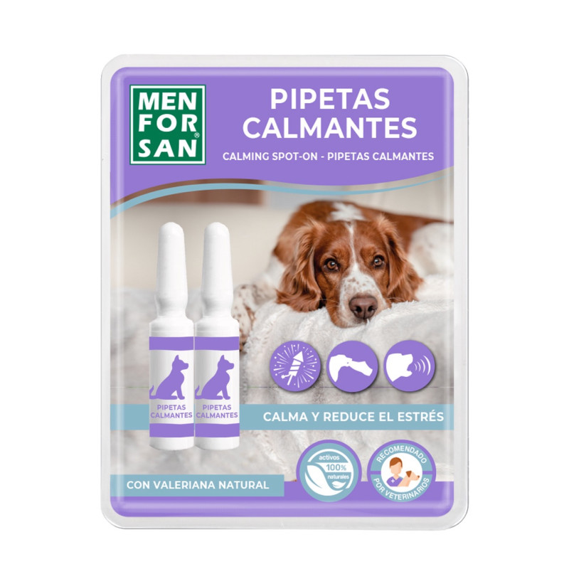 Menforsan Calming Spot-On краплі заспокійливі для собак 2 шт х 2 мл