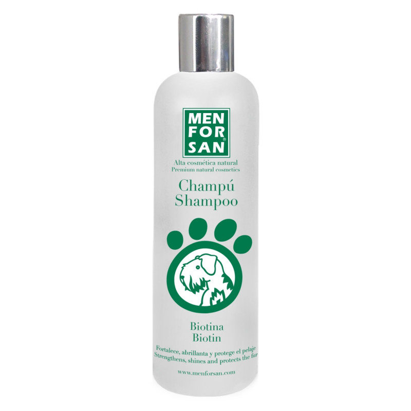 Menforsan Biotin Shampoo шампунь для собак с биотином, 300 мл