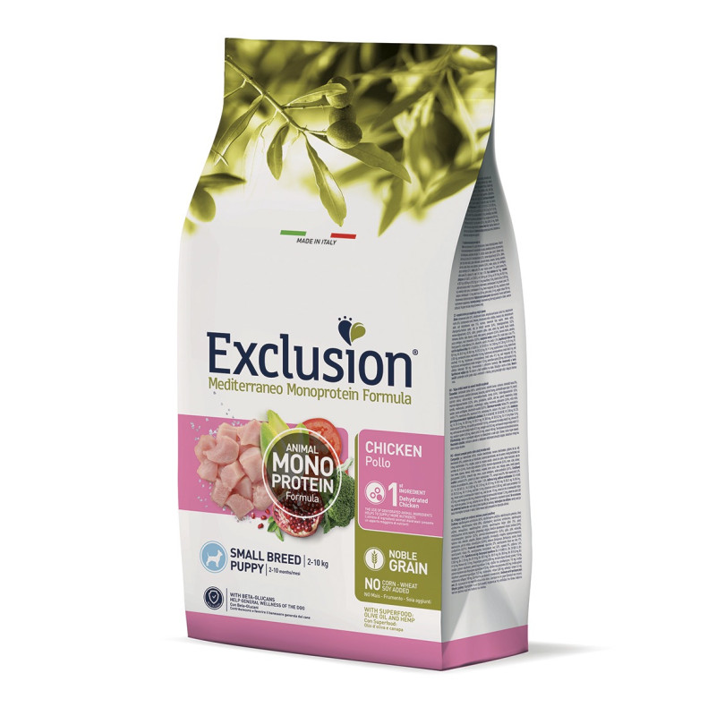 Exclusion Puppy Chicken Small Breed сухий корм з куркою для цуценят малих порід 500 гр