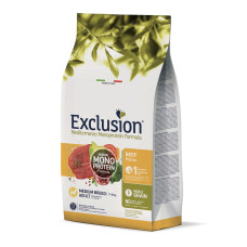 Exclusion Dog Adult Beef Medium Breed сухий корм із яловичиною для собак середніх порід 3 кг