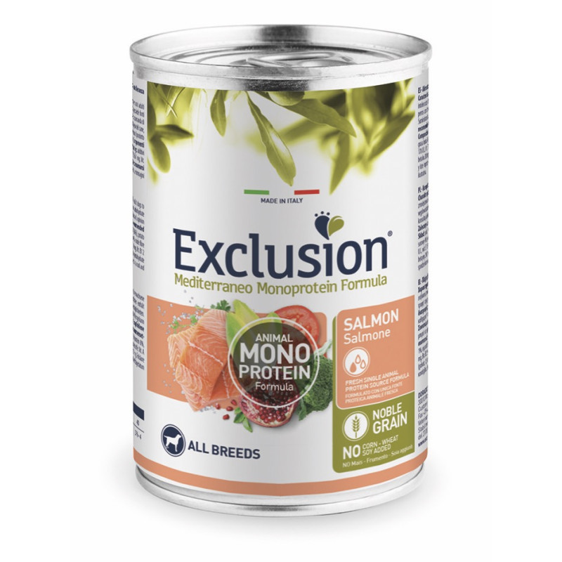 Exclusion Adult Dog Salmon Wet влажный корм с лососем для взрослых собак 400 гр