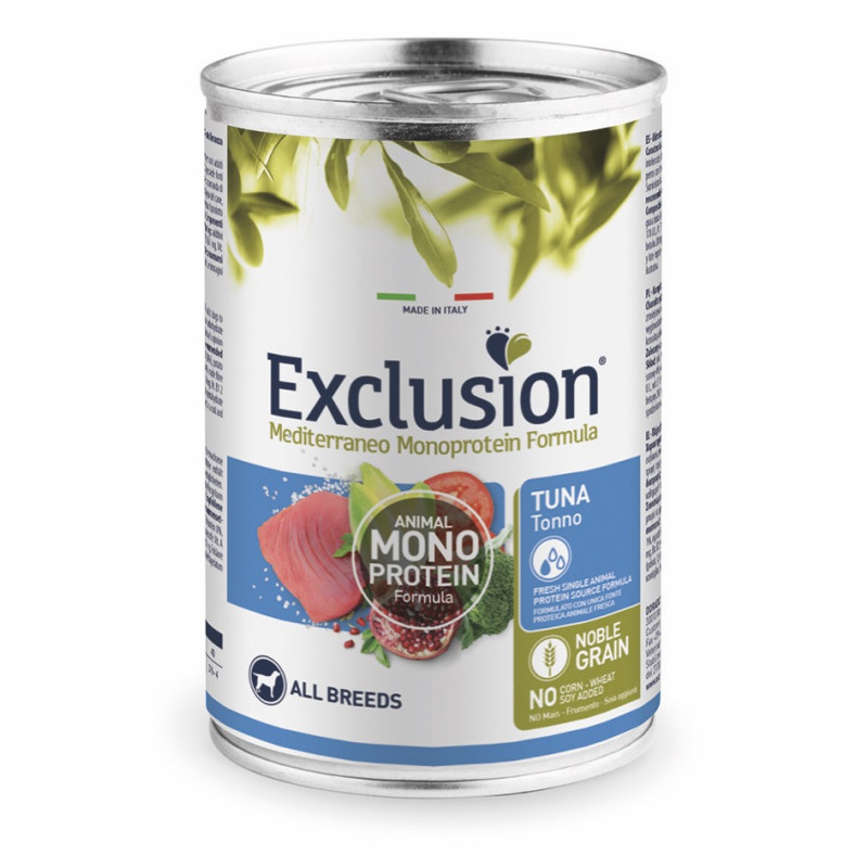 Exclusion Adult Dog Tuna Wet влажный корм с тунцом для взрослых собак 400 гр