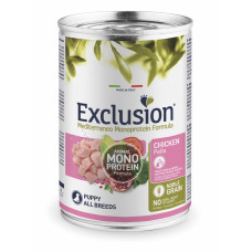 Exclusion Puppy Chicken Wet влажный корм с курицей для щенят 400 гр