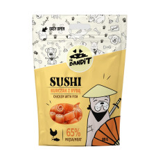 Mr. Bandit Sushi Chicken Fish ласощі для собак з куркою та рибою, 80 гр