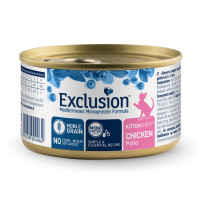 Exclusion Kitten Chicken влажный корм с курицей для котят 85 гр