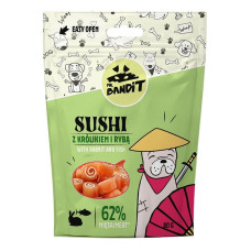 Mr. Bandit Rabbit Fish Sushi лакомство для собак с кроликом и рыбой, 80 гр