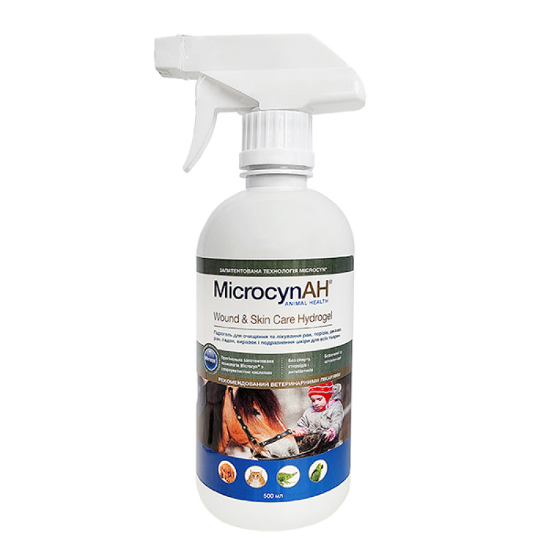 Microcyn Wound & Skin Care Hydrogel гель для ухода за кожей собак и кошек, 500 мл