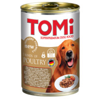 TOMi 3 Kinds of Poultry вологий корм для собак із м'ясом птиці 400 гр