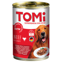 TOMi Beef вологий корм для собак із яловичиною 400 гр