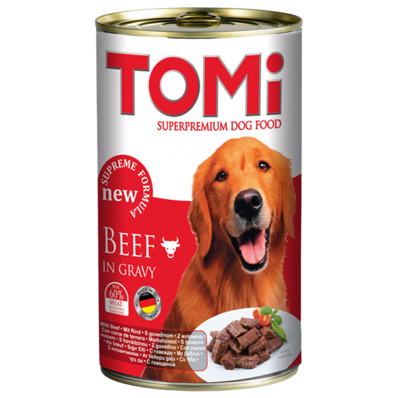 TOMi Beef влажный корм для собак с говядиной 1.2 кг