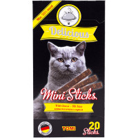 TOMi Delicious Mini Sticks Cheese лакомство для кошек со вкусом сыра 40 гр