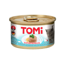 TOMi For Kitten with Salmon вологий корм для кошенят з лососем 85 гр