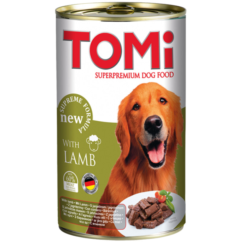 TOMi Lamb влажный корм для собак с ягненком 1.2 кг